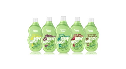 Soaper Duper stands out from the crowd with distinctive green plastic packaging