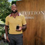 Aramis Global Ambassador, Dwyane Wade, attends Brand's NYFW Pop-Up at The High Line (Courtesy of BFA)