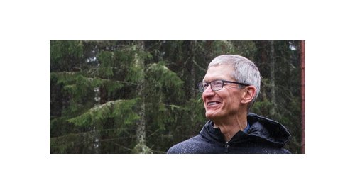 Tim Cook acknowledges Iggesund for their climate-smart efforts
