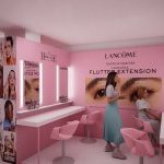 Lancôme ouvrira le pop up store Idôle House du 6 au 9 février 2025 pour le lancement de son nouveau mascara 'Lash Idôle Flutter Extension'