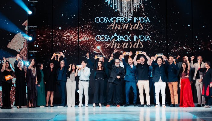 Cosmoprof and Beautystream award India's top beauty innovation in Mumbai