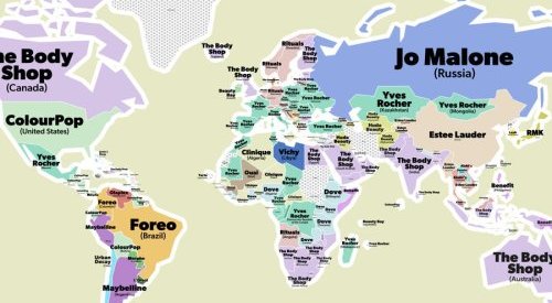 Yves Rocher and The Body Shop are the most searched beauty brands on the web