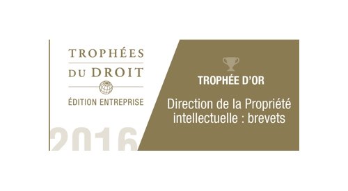 Le Trophée d'Or du Droit pour la Propriété Intellectuelle d'Albéa