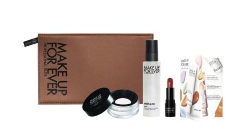 Pure Trade creates a RPET-satin pouch for Make Up For Ever