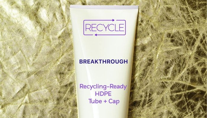 Le tube et le bouchon mono-matériau HDPE d'Albéa reconnus recyclables