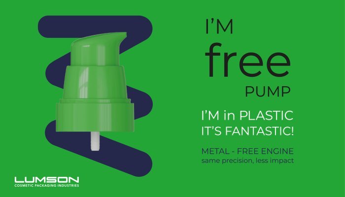 Lumson strides into the future with FREE, its new metal-free pump