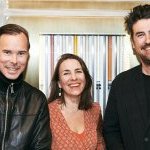 From left to right: Olivier Royère, Sylvie Loday, and Benoît Verdier, Ex-Nihilo founders