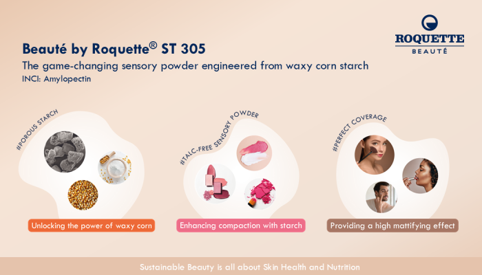 A game-changing sensory powder derived from waxy corn starch