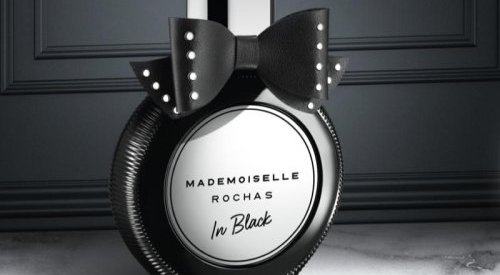 Stoelzle signs the new Mademoiselle Rochas In Black