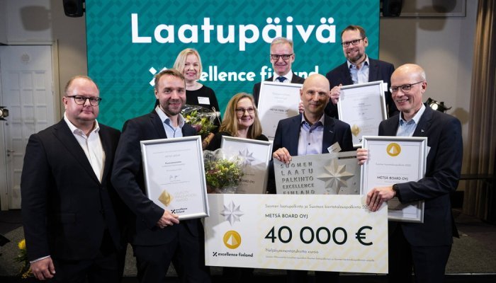 Metsä Board awarded in Finland for their circularity strategy