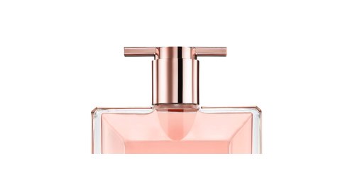 Un flacon à la finesse unique pour Idôle, le nouveau féminin de Lancôme
