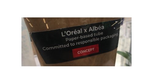 L'Oréal and Albéa create paper-based cosmetic tube