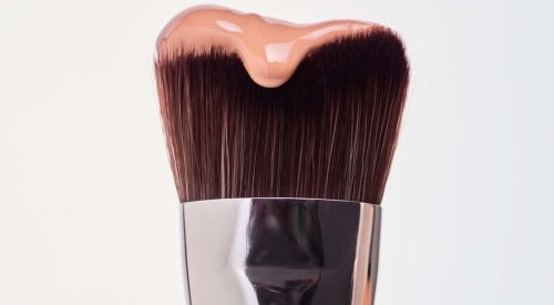 Cosmogen designs gua sha–inspired foundation brush for Clarins