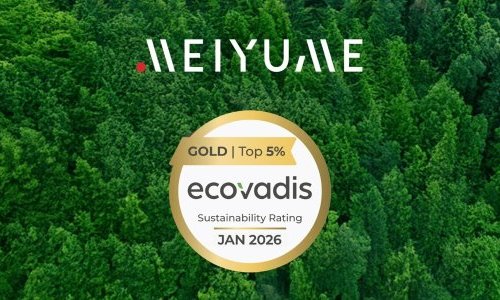 Meiyume renforce son engagement envers la durabilité avec l'or d'EcoVadis
