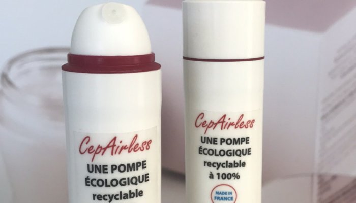 CEP Cosmétique : une pompe airless 100% plastique à faible dosage