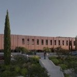 Vue d'architecte du futur Fragrance Design Centre de Mane au Bar-sur-Loup, dans le Pays de Grasse (Photo : Mane)